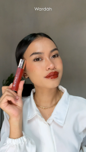 NEW! Wardah Glasting Liquid Lip - Hi-Pigmented Glass Color Ringan Tidak Lengket Transferproof