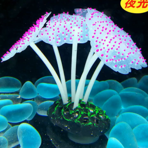 San Hô Huỳnh Quang Bể Cá Trang Trí Cảnh Quan San Hô Silicone Dạ Quang Trang Trí Bể Cá Đa Dạng Màu Sắc Hình Dáng Đẹp