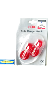 GANTUNGAN BAJU MOBIL HOOK HANGER SERBAGUNA SIDE HANGER HOOK ISI 2 WARNA MERAH RED