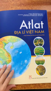 Sách - Atlat Địa Lí Việt Nam ( Theo chương trình GD phổ thông 2018) + bán kèm 1 quyển vở viết