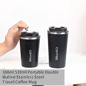 304 Stainless Steel Insulated Vacuum Flask with LED Temperature Display Coffee Cup Leakproof Mug / Botol Air Bersuhu