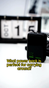 Tranyoo K14 10000mAh Mini Powerbank Built In 2 Cable 22.5W Fast Charge Portable Power bank Original