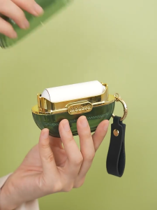 Portable Tearable Roll Paper Sticky Roller Dust Wiper Lint Roller Remover Brush Pet Hair Clothes Carpet Bed Cleaning Accessories