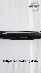 Sillplate Belakang Pijakan Kaki Belakang Mobil Daihatsu  All New Ayla 2023 Hitam Kombinasi