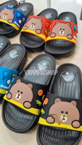 VIDVIEW !!ลดสนั่น!! รองเท้าแตะเด็ก Adda 32B7H แบบสวม เบอร์ 28-35 สำหรับใส่ลำลอง สไตล์แฟชั่น ลายหมีบราวน์ลิขสิทธิ์แท้