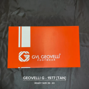 Gvl Geovelli Sepatu Casual Pria Belazo 1977 Natural Tan Kerja Formal Model Kekinian 39-43