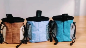 【Chat-support】 Whisker MXGOODS Dog Treat Bag Oxford Large Dog Training Pouch Durable with Bag Hole with Adjustable Strap Water Proof Pet Trainer Waist Bag Outdoor