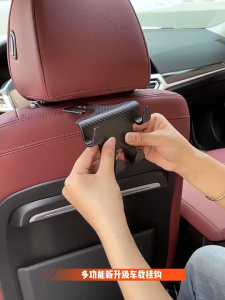 Stand Pengait Mobil Bahan Tebal Holder Hp Headrest Mobil Multifungsi/Gantungan Jok Mobil Belakang Universal/Phone Holder Universal Jok Mobil Belakang