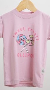 Kaos Anak Baju Perempuan Cewe Permen Candy Minimay Maysara