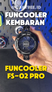 Oaktree Funcooler FS02 Wireless Charging Kipas Pendingin HP Magnet Fan Cooler HP Wireless Charge