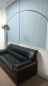 Đèn Sàn Hình Nấm Cong Chao Xếp Ly Màu Kem Hiện Đại Đèn Đứng Phong Cách Pháp