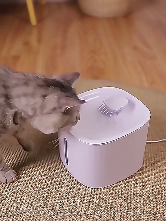 YTL น้ำพุแมวอัตโนมัติพร้อมไฟ LED