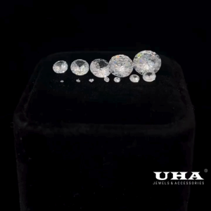 (ĐVT: Túi 50205 viên) Đá CZ Cao Cấp – Các Kích Cỡ Từ 1 Đến 9ly (Đính Trang Sức Nail Răng...) UHA