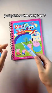 Buku Mewarnai Ajaib / Magic Water Drawing Book /Buku Mewarnai Anak