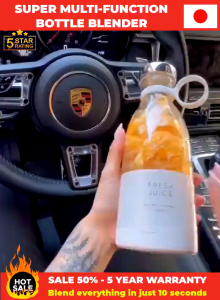 SUPER MULTI-FUNCTION BOTTLE BLENDER Wireless Charging Portable Electric Juicer Blender 4 Blades Juicer Cup Mini 420ml