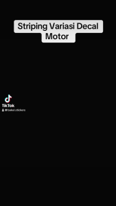 STRIPING VARIASI MOTOR HONDA GL 100 / STICKER LIST VARIASI MOTOR GL 100
