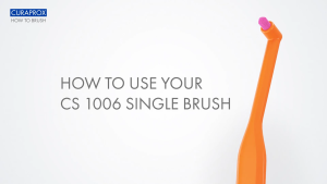 CURAPROX แปรงสีฟัน คูราพรอกซ์ รุ่น CS 1006 แปรงกระจุกเพื่อการความสะอาดเฉพาะจุดและพื้นที่ที่เข้าถึงยาก เหมาะสำหรับเด็กฟันชุดผสมและผู้ใหญ่ (คละสี)