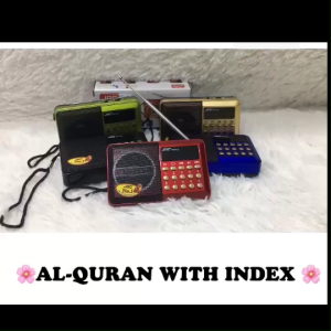 [SG SELLER] FULL 30 Juz Quran & FM Radio With Selawat Doa Rechargeable USB & 8GB MicroSD Card Slot + Bluetooth Speaker