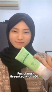 Batrisyia Herbal Facial Wash Greentea 100 ml Sabun Untuk Semua Jenis Kulit