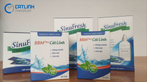 Muối rửa mũi xoang SinuFresh Kids Cát Linh