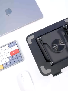 360° Rotating Laptop Stand Foldable Laptop Stand Height Adjustable Tablet Stand 10-17 inches Devices