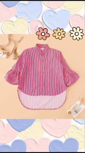 PUFFY ATASAN KEMEJA ANAK PEREMPUAN | BLOUSE SALUR ANAK LENGAN BALON 7-12 TAHUN TERLARIS