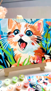 Paint by Numbers KIT - Animal Cute Series