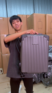 กระเป๋าเดินทาง19นิ้ว 🌟ราคาพิเศษ499บาท🌟 รุ่นซิปล็อครหัส3ชั้น วัสดุABS+PC แข็งแรงทนทาน ป้องกันโจรกรรม พร้อมส่งในไทย มีราคาส่ง