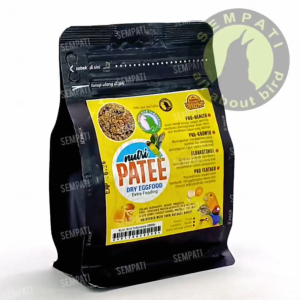 SEMPATI Nutri Patee Dry Eggfood Extra Fooding Pakan Tambahan Burung Kenari Finch Lovebird Voer Pur Pakan Burung