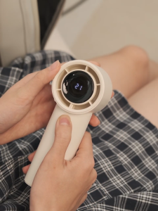 BEIOS พัดลมพกพา จอแสดงผลLED ความเร็วลมที่ปรับได้ 100 พกพา พัดลมมือถือ พัดลมพกพาชาร์จแบตได้ พัดลมมินิ