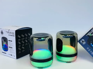 68 RGB HAMAN KARDON STUDIO PORTABLE BLUETOOTH SPEAKER WITH ICONIC TRANSPARENT 360 DEDREEN