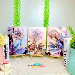 TENNESY HIASAN DINDING FLOWER AESTHETIC 20x30CM WALL DEKOR PAJANGAN KAYU POSTER DEKORASI DINDING KAMAR TIDUR RUMAH