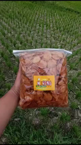 Keripik Pedas Aroma Daun Jeruk 1 Pack isi 21 (1000 an/pcs)/ Citruk/ Molring/ Moring Garut