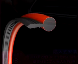 CAR AMBIENT LINING STRIP Dashboard Moulding Aircon Line interior lining strip Car Accessories axia bezza myvi saga