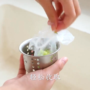 100pcs ผ้ากรองเศษอาหารแบบใช้แล้วทิ้ง ที่กรองเศษอาหาร ลดปัญหาท่อระบายน้ำอุดตัน ชุดกรองเศษอาหารอ่างล้างจาน