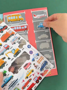 Baby Toy Reusable Sticker Books for Kids Toddler Sticker Books Educational Learning Toys