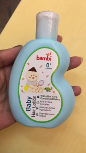 Bambi Baby Hair Lotion 100ml With Candlenut AloeVera & Celery / Hair lotion baby bayi / perawatan rambut bayi