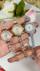 Jam Tangan Wanita Perhiasan Gelang Stainless Titanium Model Fashion Terbaru 2025