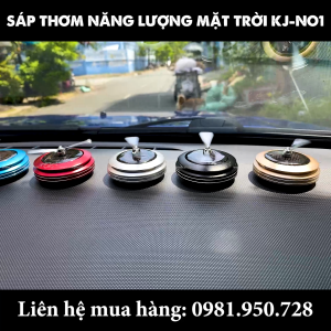 Sáp Thơm Cánh Quạt Năng Lượng Mặt Trời CIND KJ-NO1 Màu Vàng 5g