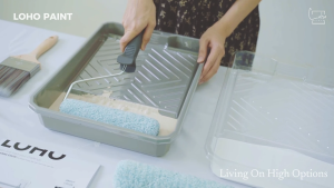 Combo tiết kiệm cây lăn sơn và bông lăn| Công cụ sơn Loho House