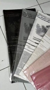 20 LEMBAR Kertas Buket Bunga Cellophane Flower Wrapping Paper Waterproof Motif Koran KB6041