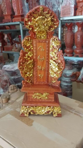 Bài vị thờ cửu huyền thất tổ gỗ hương sơn chữ nhủ vàng cao 41cm - 48cm -55 cm- 61cm