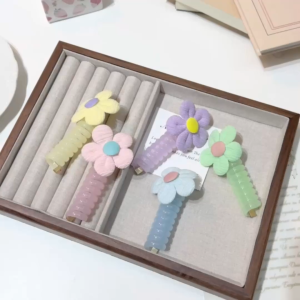 5PCS Kartun Ikat Rambut Karet Spiral Alat Kuncir Rambut Anak Ikat Rambut Anak Korea Aksesoris Rambut Lucu