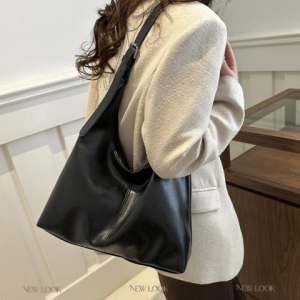 LEAShop งานดี งานสวย กระเป๋าสะพายหนัง PU แฟชั่นใหม่สไตล์เกาหลี ไซซ์ใหญ่ จุใจ ใส่ของได้เยอะ หยิบแมทช์ง่าย ใช้งานได้ทุกโอกาส สาวๆควรมีติดบ้านไว่สักใบน๊าาา