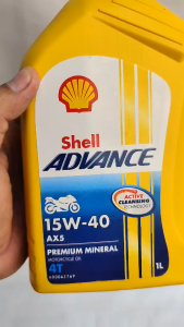 OIL SHELL MURAH MOTOR HELIX HX5 15W-40 API SN/CFACEA A3/B3 1L 1000ML PREMIUM MULTI-GRADE MOTOR OIL