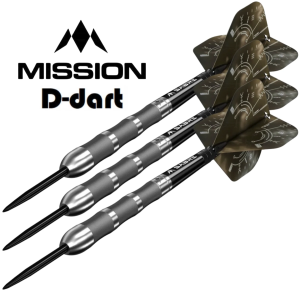 MISSION STEEL TIP DARTS - 23G Saturn FENRIR 90% Tungsten Steel Dart Set (ARROW DART KELULI)