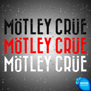 1X Motley Crue Sticker | Weather proof die-cut decals | 8 inches | Hard Rock