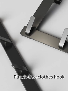 MEIDOO Kait Belakang Pintu Kamar Mandi Dapat Dilepas Tahan Karat