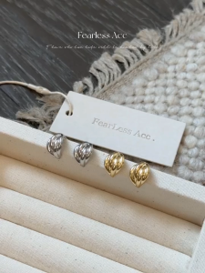 FEARLESS Korean Niche Design High-End Sense Simple and Versatile Earrings Feminine Temperament High-End Sense Earrings