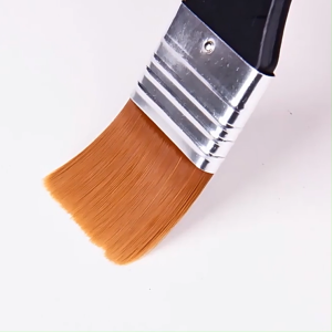 Wood Soft Nylon Brush Paint (Halal) Watercolor oil Painting Art Paint Brush Berus Cat Kayu Nylon (7 SIZES) 绘画刷子 板刷 stationery drawing tool
